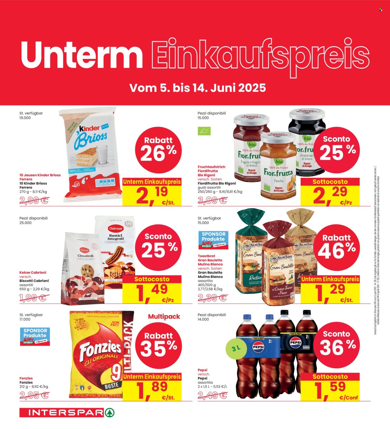 Volantino Interspar - 5/6/2025 - 14/6/2025. Pagina 4