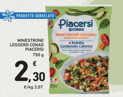 Minestrone Leggero Conad Piacersi