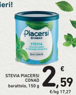 STEVIA PIACERSI CONAD