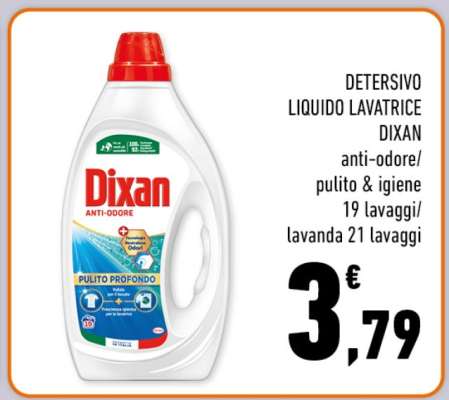 Detersivo Liquido Lavatrice Dixan