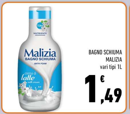 BAGNO SCHIUMA MALIZIA