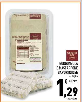 GORGONZOLA E MASCARPONE SAPORI&IDEE