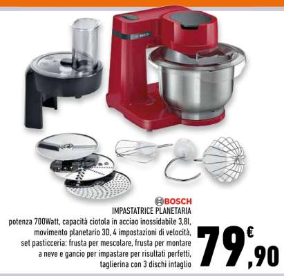 BOSCH Impastatrice Planetaria