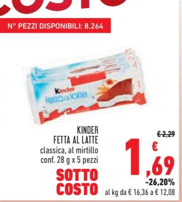 Kinder Fetta al Latte