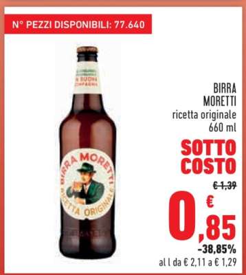 BIRRA MORETTI