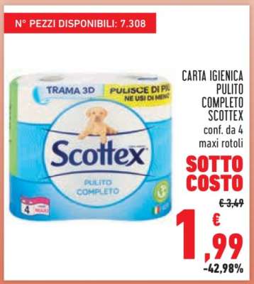 Carta Igienica Pulito Completo Scottex