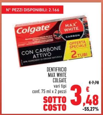 Dentifricio Max White Colgate