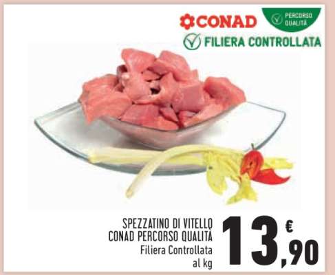 Spezzatino di Vitello Conad Percorso Qualità