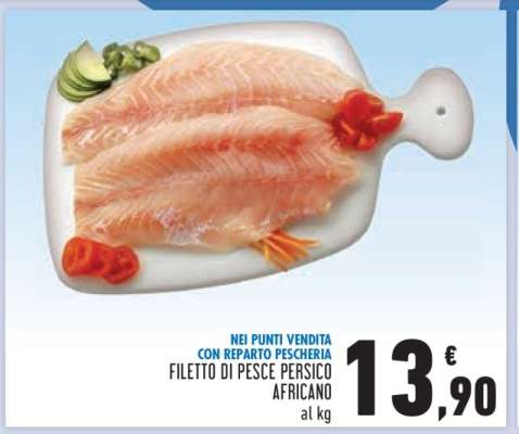 Filetto di Pesce Persico Africano