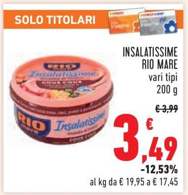 Insalatissime Rio Mare