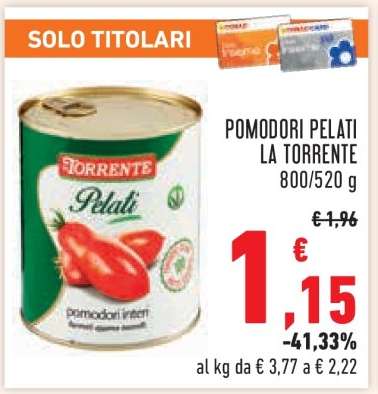 POMODORI PELATI LA TORRENTE