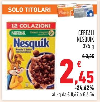 CEREALI NESQUIK