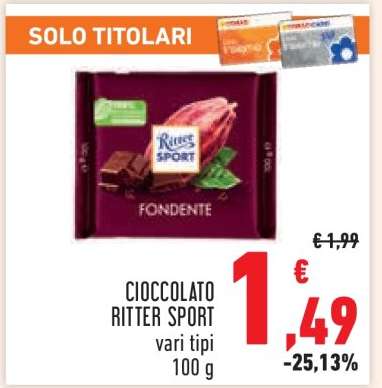 Cioccolato Ritter Sport