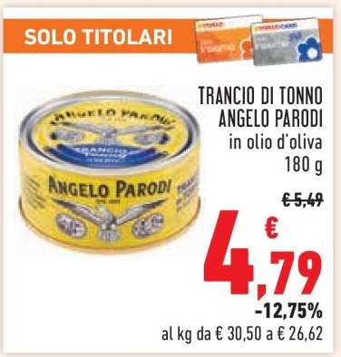 TRANCIO DI TONNO ANGELO PARODI
