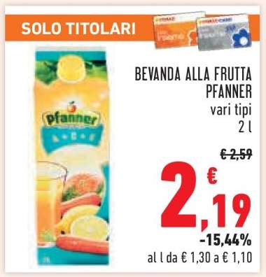 Bevanda alla frutta Pfanner