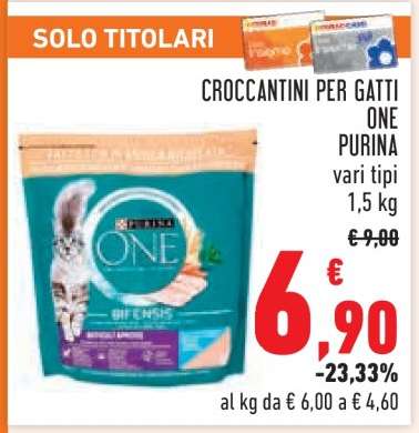 CROCCANTINI PER GATTI ONE PURINA