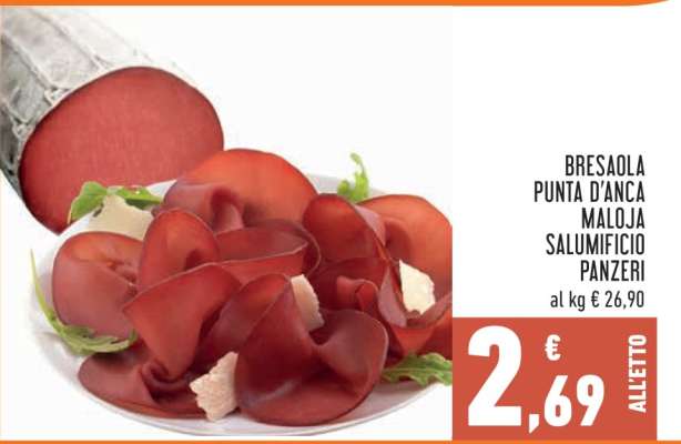 Bresaola Punta d'Anca Maloja Salumificio Panzeri