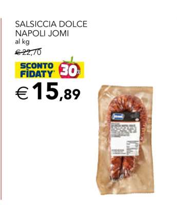 SALSICCIA DOLCE NAPOLI JOMI