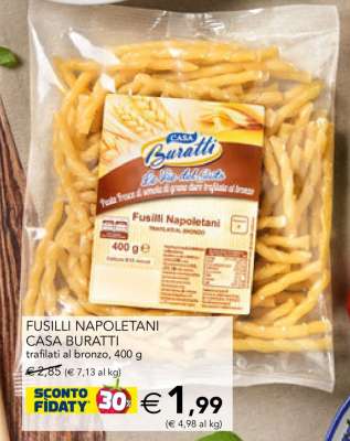 FUSILLI NAPOLETANI CASA BURATTI