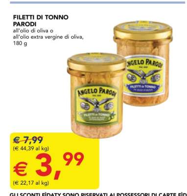 Filetti di Tonno Parodi