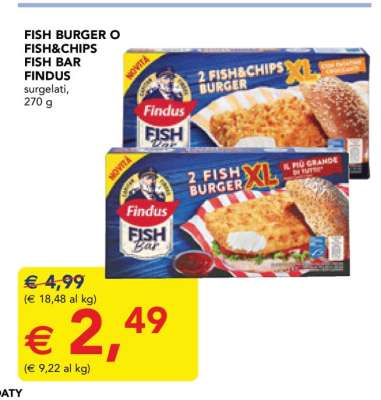 FISH BURGER O FISH&CHIPS FISH BAR FINDUS
