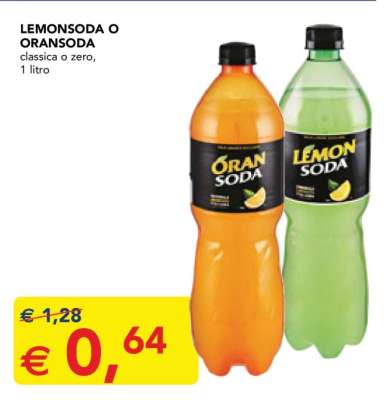 LEMONSODA O ORANSODA