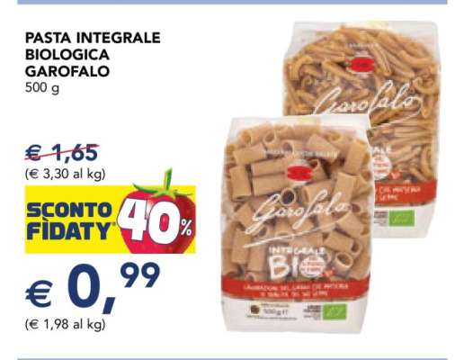 PASTA INTEGRALE BIOLOGICA GAROFALO