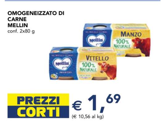 OMOGENEIZZATO DI CARNE MELLIN