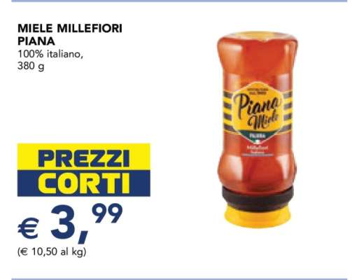 MIELE MILLEFIORI PIANA
