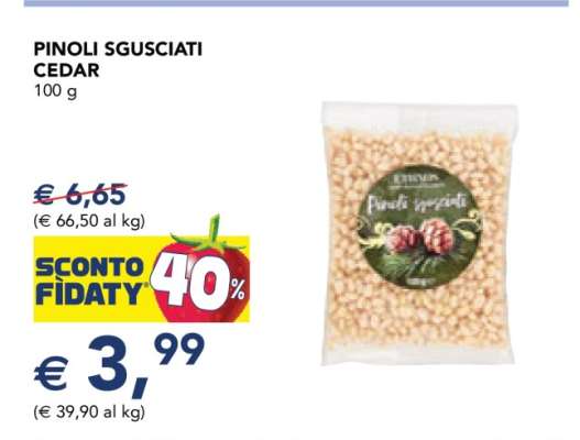 PINOLI SGUSCIATI CEDAR