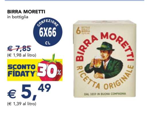 BIRRA MORETTI