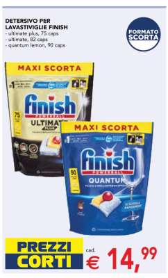 Detersivo per Lavastoviglie Finish