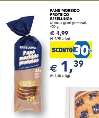 PANE MORBIDO PROTEICO ESSELUNGA