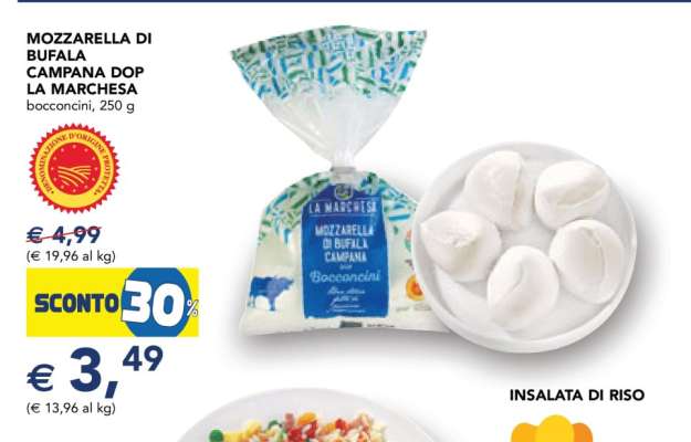 MOZZARELLA DI BUFALA CAMPANA DOP LA MARCHESA