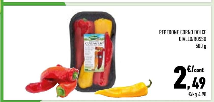 PEPERONE CORNO DOLCE GIALLO/ROSSO