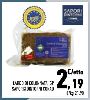 Lardo di Colonnata IGP Sapori&Dintorni Conad