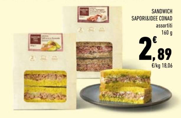 SANDWICH SAPORI&IDEE CONAD