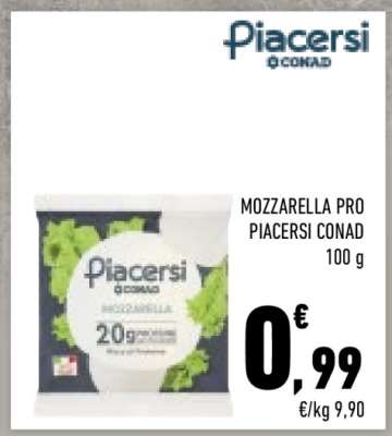 MOZZARELLA PRO PIACERSI CONAD