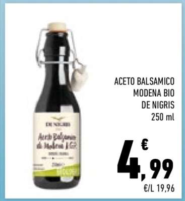 ACETO BALSAMICO MODENA BIO DE NIGRIS