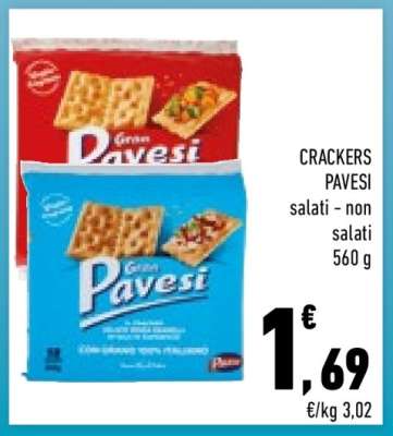 CRACKERS PAVESI