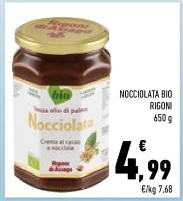 NOCCIOLATA BIO RIGONI