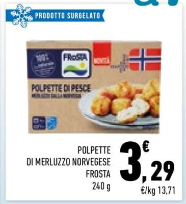 Polpette di Merluzzo Norvegese Frosta