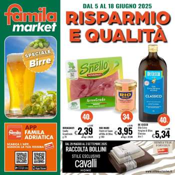 Volantino Famila - 5/6/2025 - 18/6/2025.