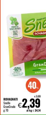 ROVAGNATI Snello GranCrudo g 70
