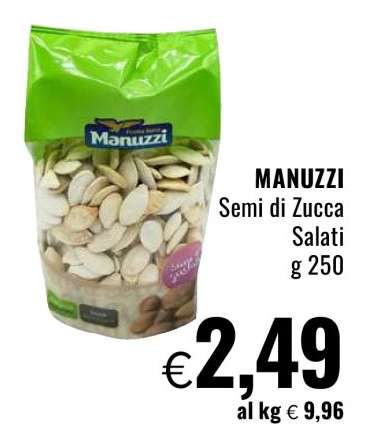 MANUZZI Semi di Zucca Salati