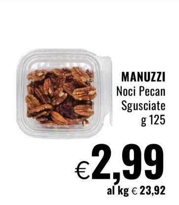 MANUZZI Noci Pecan Sgusciate