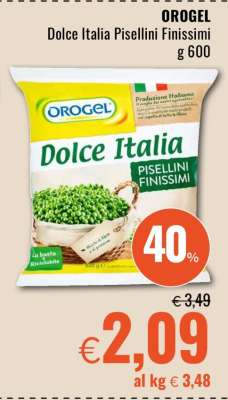 OROGEL Dolce Italia Pisellini Finissimi