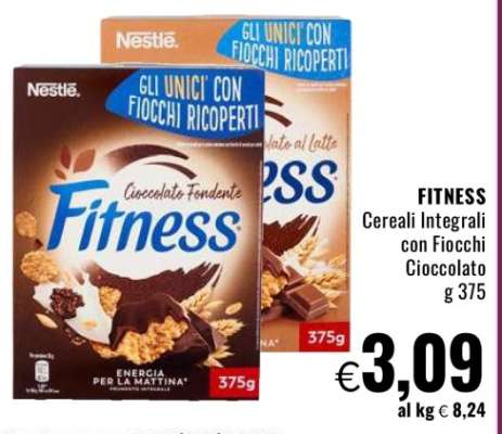 FITNESS Cereali Integrali con Fiocchi Cioccolato