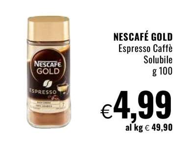 NESCAFÉ GOLD Espresso Caffè Solubile