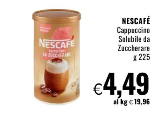 NESCAFÉ Cappuccino Solubile da Zuccherare
